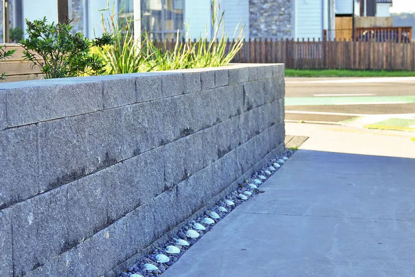 Concrete retaining walls in Milford, CT
